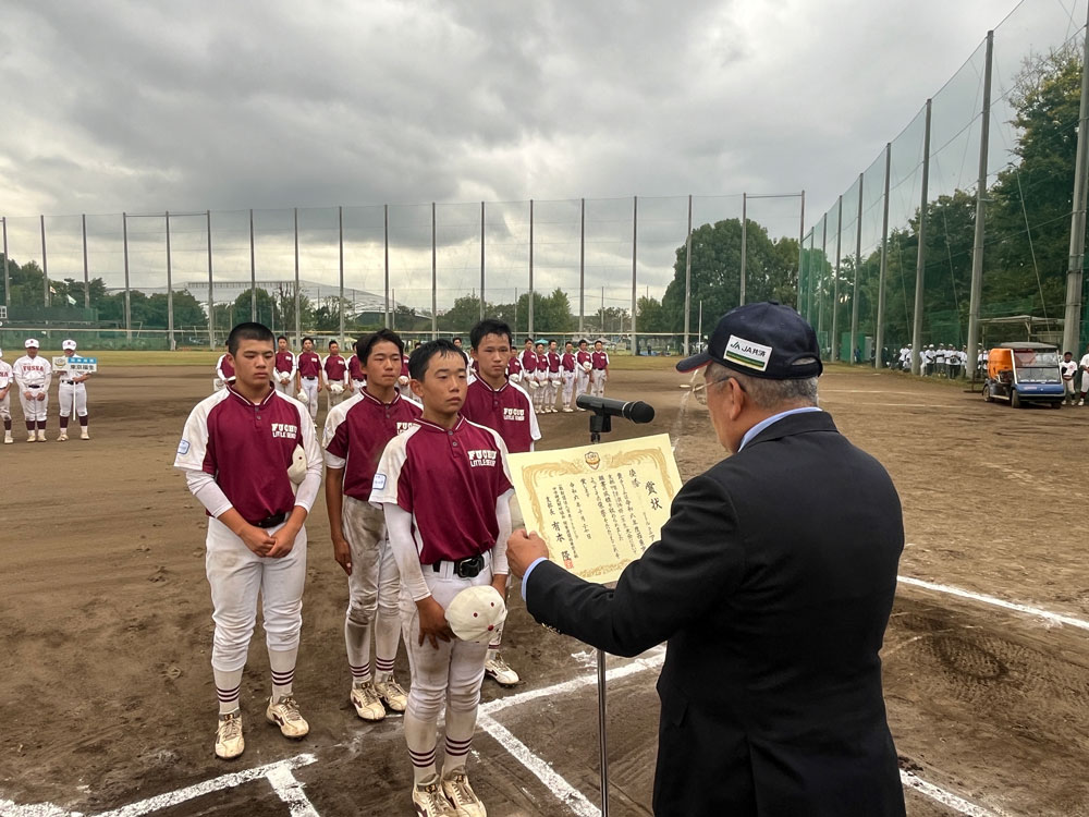 2024年10月27日(日)開催　リトルシニア西東京連盟（中学硬式野球）1年生大会の様子